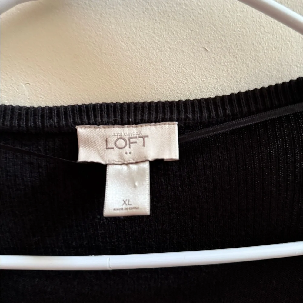 LOFT Open Front Cardigan